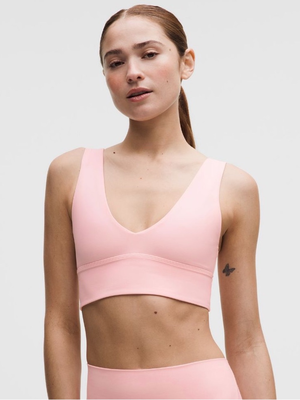 lululemon athletica Fuchsia Pink Align V-Neck Bra NWOT Size 4